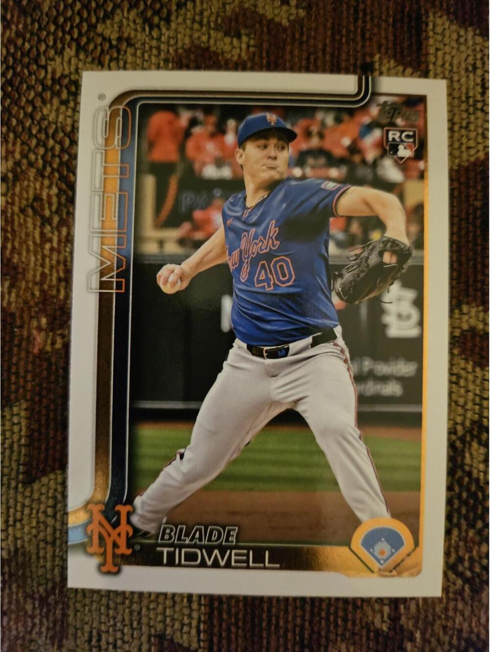 2025 Topps Update #US22 - Blade Tidwell - Mets - Rookie Card - Picture 1 of 2